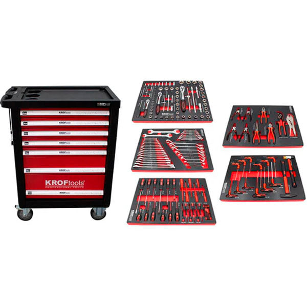 CARRINHO DE FERRAMENTAS KROFTOOLS [EQUIPADO]